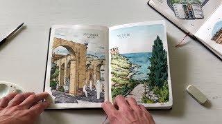 TRAVEL SKETCHING: Andalusia, Strasbourg, Malta & Trieste