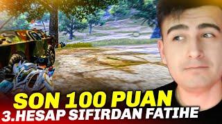 SON 100 PUAN 3.HESAP SIFIRDAN FATİHE! PUBG Mobile C7S21 Rank Kasma Taktikleri