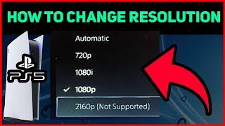 PS5 HOW TO CHANGE RESOLUTION EASY NEW!