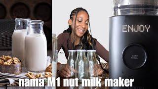 nama M1 plant based milk maker unboxing review!! (best nut milk maker EVER)