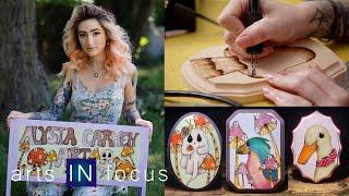 Pyrographer Alysia Carmen | arts IN focus