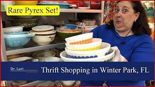 Rare Pyrex Set! Shop the Colors, Different Patterns, Marks & Values of Pyrex - Thrift with Dr. Lori