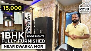 1 BHK Full Furnished Flat for rent with LIFT | Furnished Rental Flats in Delhi | BRS SHOW R299