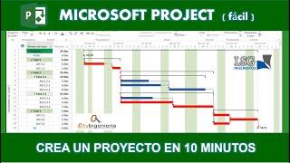 Ms Project - Crea un Proyecto en 10 minutos