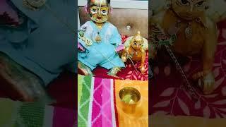 लड्डू गोपाल सुबह की सेवा जागो जागो प्रभु अब तो जागो राधे राधे सभी को#viral#video#like#subscribe