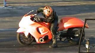 Orange Turbo Hayabusa burnout box at KilKare