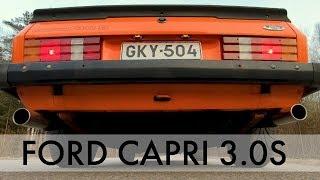 Ford Capri 3.0S drive off and exhaust sound check