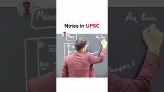 How to make NOTES for UPSC? | By Naman Sir #shorts #upsc #ias
