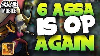 6 Assassins are OP again - WITH ITEM SELECTION! | Auto Chess Mobile | Queen Rank