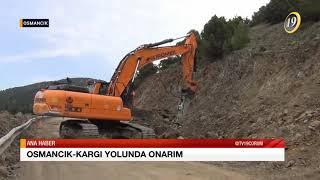 Osmancık- Kargı Yolunda Onarım Devam Ediyor