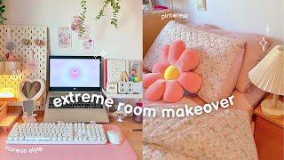 Aesthetic room+ desk makeover 2024korean-inspired | Pinterest IKEA haul️Limited budget