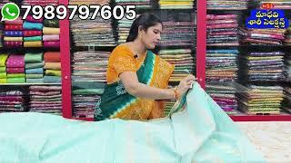 Pure handloom kanchi cotton sarees||#kanchi #cotton #sarees@Madhavi_saree_selections