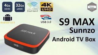 SUNNZO S9 Max TV Box - Android9 - 4GB Ram & 32GB Rom - AmLogic S905X3 - Unboxing