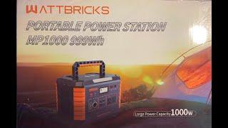 Estación Portátil WattBricks MP1000 - Vale la pena?, Como se usa? Que puedo Conectarle?