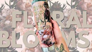 Glitter Tumbler Tutorial : Large Floral Decal Application