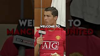 Welcome to Manchester United ️ #mancheterunited #cr7