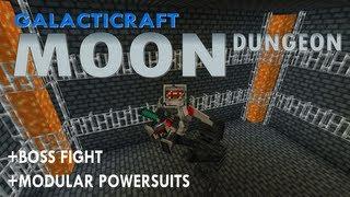 Minecraft: Galacticraft - Moon's boss dungeon (playtest)