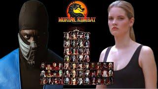 Mortal Kombat 9 - SUB ZERO MK1 95 & SONYA MOD - NEW Expert Tag Ladder Gameplay