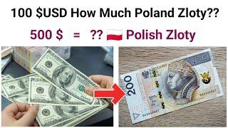 Waluta Polska - Złoty Polski | 500 Dolar Amerykański Ile Polska Waluta | Forex Dolar do Złotego