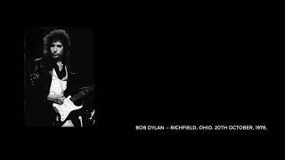 Bob Dylan — 20th October, 1978. Richfield, Ohio. Complete show, stereo recording