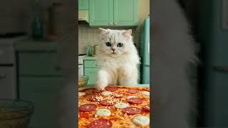 Fluffy Cat Becomes a Pizza Chef… and It’s Hilariously Adorable!