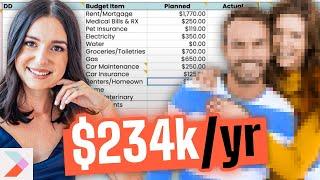 $234k/Year + Wants to Retire EARLY | Millennial Real Life Budget Review Ep. 36