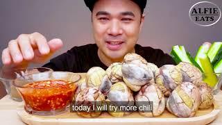 SPICY BALUT | DUCK EGG EMBRYO | MUKBANG ASMR | ALFIE EATS