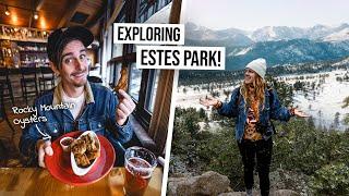 Is This The Most BEAUTIFUL Town in Colorado?? Exploring ESTES PARK & Trying Rocky Mountain Oysters!