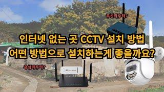 인터넷 없는 곳 CCTV 설치 어떤 방법으로 하는게 좋을까요? 이동식 주택, 농막, 컨테이너, 주말농장