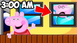 Peppa Pig SNEAKS OUT the HOUSE at 3AM… (Roblox Snapchat)