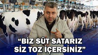 "Biz Süt Satarız Siz Toz İçersiniz!" Sanayici Çiftçinin Para Kazanmasını İstemiyor!/ Verimli Çiftlik