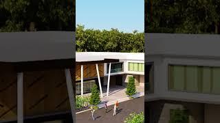 The Most Creativity Club House walkthrough architectural presentation #shorts #walkthroughpr