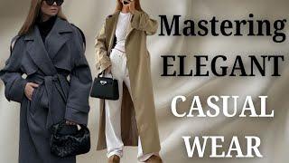 "Effortlessly Chic: Mastering Elegant Casual Wear for Women" | How to be an elegant woman