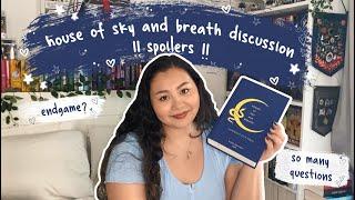 house of sky and breath by sarah j. maas | SPOILERS + recap, theories & thoughts | shanayah reads 