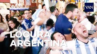 MUNDIAL DE RUSIA 2018 | Reacciones hinchas argentinos al gol de Rojo