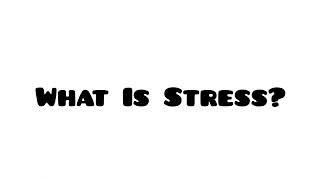 What Do You Know About Stress | Dr Vishnu P | vexplorehealth