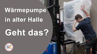 Wärmepumpe in 60er-Jahre-Halle: So läuft die Anlage & erste Verbrauchswerte!