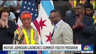 Johnson steps up effort to DOUBLE jobs for Chicago teens as part of safety plan