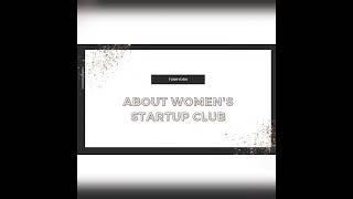 Feedback video about Womens Startup Club by Ponnezhil, Funky den