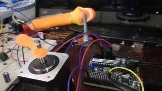 Video game sound efects from stepper motor. Buggy code run for bakupcpu.