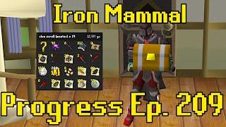 HUGE Master Clue Scroll Opening | Iron Mammal Progress 209