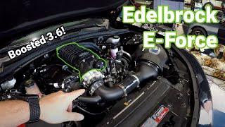 Edelbrock E-force supercharged V6 Camaro gets #Mafiatuned