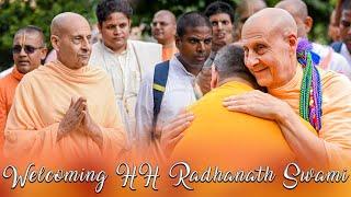 Welcoming HH Radhanath Swami || ISKCON MAYAPUR || HH RADHANATH SWAMI