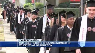 AUM sees record breaking number of students at graduation