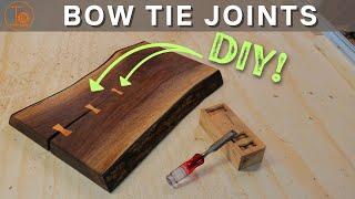 DIY: Make a Charcuterie Serving Board with Bow Tie Joints