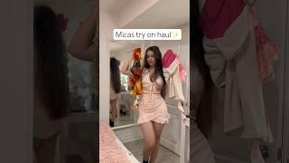 Micas try on haul | dresses and skirt sets for summer