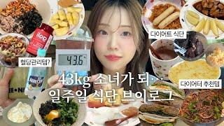 살이 계속 빠지는.. 내가 일주일동안 먹은것들 / 존맛 다이어트 레시피•다이어터 추천템•혈당 다이어트 / 다이어트식단 브이로그 / 마켓컬리 추천템 / diet vlog / 윤이든