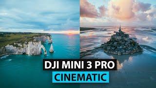 DJI Mini 3 Pro 4K Epic Cinematic Video: Normandy (Mont Saint Michel & Étretat)