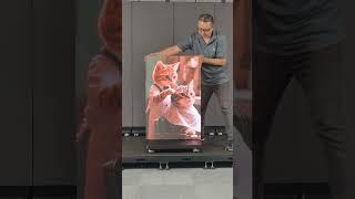 foldable led poster screen  #digitalsignage #leddisplay #smartdisplay