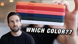 iPhone 12 and iPhone 12 Pro SILICONE CASE REVIEW (What is THE BEST COLOR??)